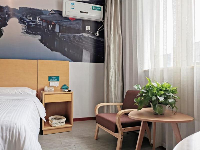Greentree Inn Jiangsu Suzhou International Film City South Jinshan Road Express Hotel Exteriör bild