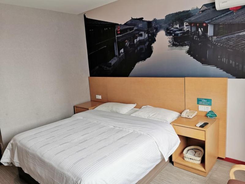 Greentree Inn Jiangsu Suzhou International Film City South Jinshan Road Express Hotel Exteriör bild